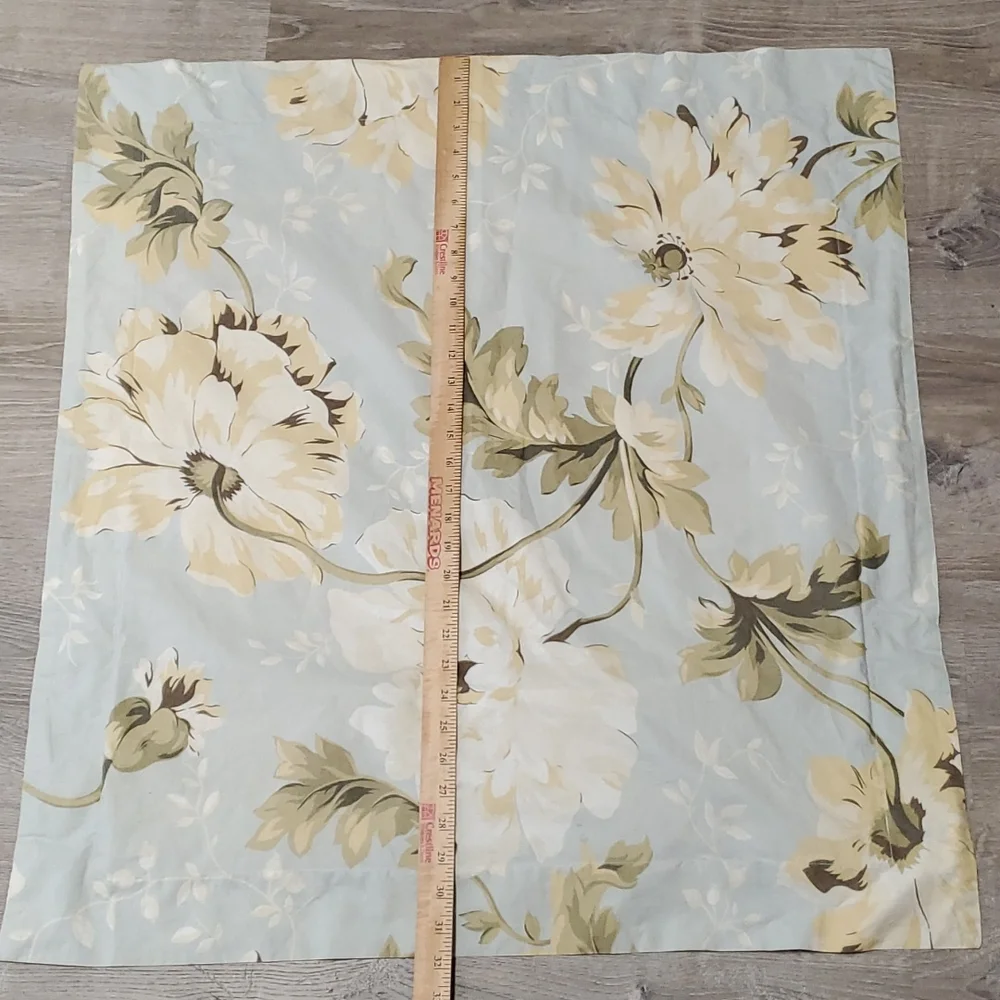 Pottery Barn cotton floral pillow case